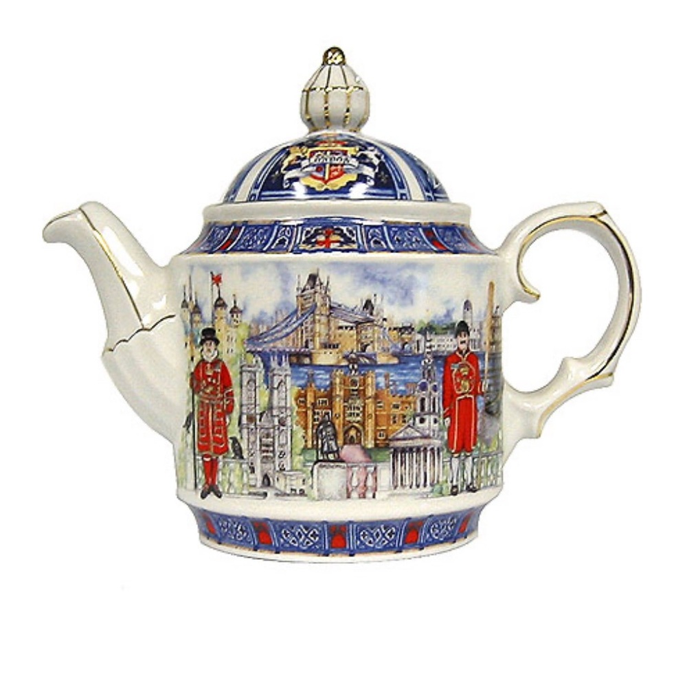 James Sadler Thames Riverside Teapot with Box